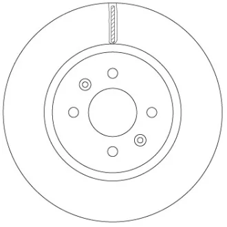 - Гальмівний диск TRW DF6842