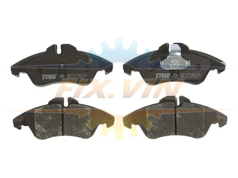 Гальмівні колодки дискові MERCEDES - VOLKSWAGEN Sprinter 208D/Sprinter 208E/Sprinter 210D/Sprinter TRW GDB1220 (фото 1)