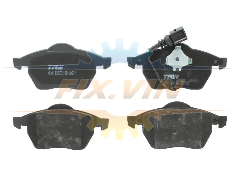 Гальмівні колодки дискові AUDI - SEAT - SKODA - VOLKSWAGEN A3/A3 Quattro/S3 Quattro/TT/TT Quattro/L TRW GDB1403 (фото 1)
