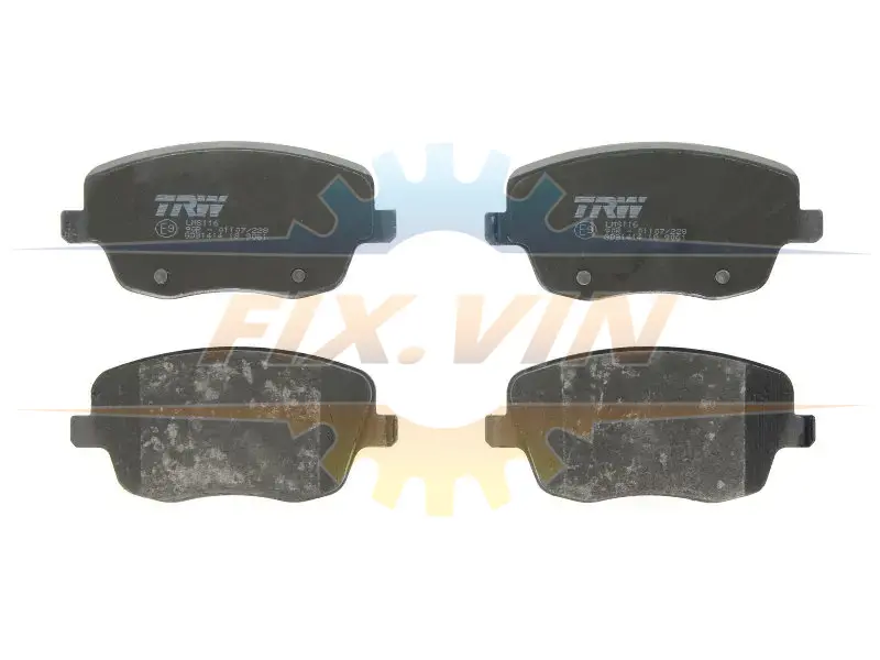 Гальмівні колодки дискові SEAT - SKODA Cordoba/Ibiza/Fabia TRW GDB1414 (фото 1)
