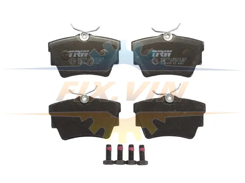 Гальмівні колодки дискові NISSAN - OPEL - RENAULT - VAUXHALL Primastar/Vivaro/Trafic II/Vivaro TRW GDB1479 (фото 1)