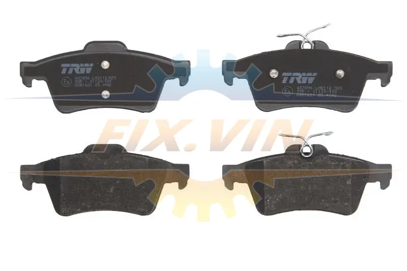 Гальмівні колодки дискові Ford Jaguar Land Rover Mazda Opel Renault Saab Volvo TRW GDB1621 (фото 1)