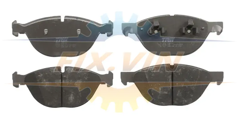 Гальмівні колодки дискові BMW X5 4,8; 3,0D/ BMW X6 4,4 F "07>> TRW GDB1728 (фото 1)