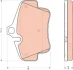 Гальмівні колодки дискові PORSCHE 911/Boxster (986)/Cayman "R "97-"13 TRW GDB1758 (фото 1)