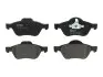Комплект гальмівних колодок передн, RENAULT LAGUNA, LAGUNA II, LAGUNA III, SCENIC II, TWINGO II, WIND 1.2-3.0D 03.01- TRW GDB1787 (фото 1)