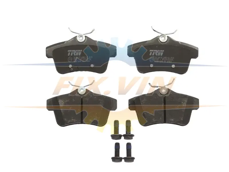 Гальмівні колодки дискові CITROEN/PEUGEOT C4/3008/5008 "R "09>> TRW GDB1828 (фото 1)