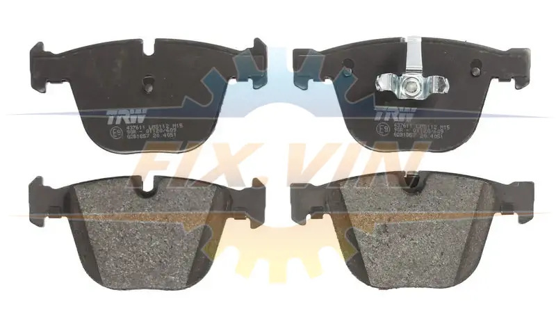 Гальмівні колодки дискові BMW 5/7 "R "09>> TRW GDB1857 (фото 1)