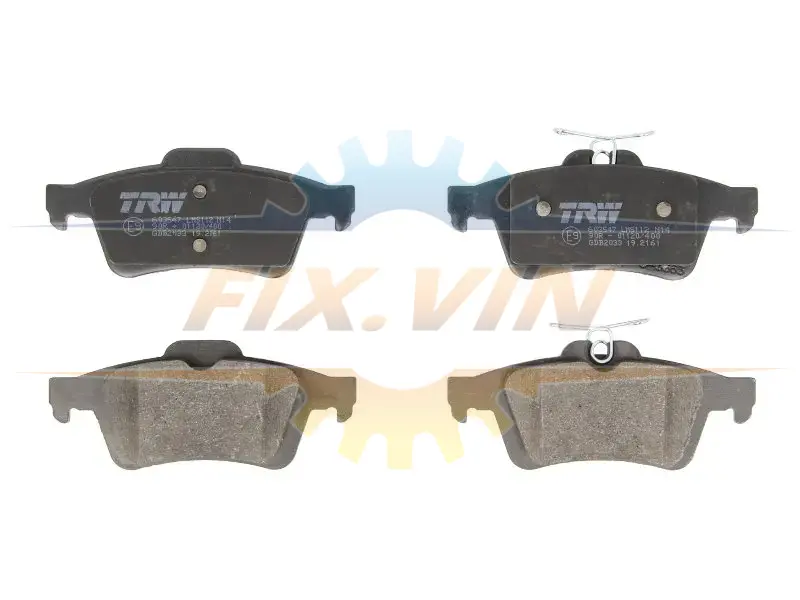 Гальмівні колодки дискові FORD C-Max/Focus "R "10>> TRW GDB2033 (фото 1)
