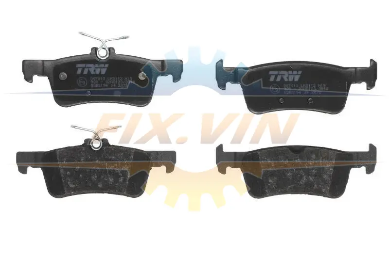 A_Гальмівні колодки дискові FORD Fiesta "R "18>> TRW GDB2194 (фото 1)