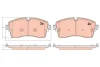 Гальмівні колодки дискові LAND ROVER/RANGE ROVER \'\'F \'\'16>> TRW GDB2255 (фото 1)