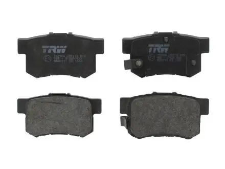 Комплект гальмівних колодок задн, ACURA RSX, TSX HONDA ACCORD VI, ACCORD VII, CIVIC IX, CIVIC VII, CR-V III, INTEGRA SUZUKI SWIFT III 1.3H-3.0 07.93- TRW GDB3191