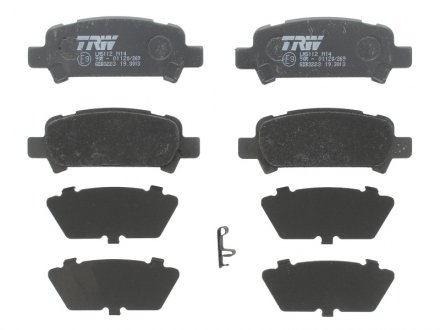 Гальмівні колодки дискові SUBARU Forester/Impreza/Impreza Estate/Wagon (Plus)/Legacy/Legacy Estate/ TRW GDB3223