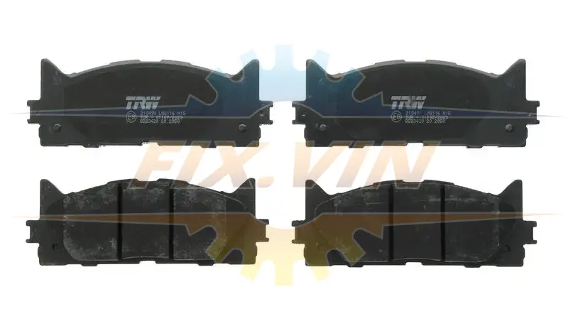 Гальмівні колодки дискові Toyota Camry V40 F TRW GDB3429 (фото 1)