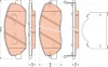 Комплект тормозных колодок, дисковый тормоз TRW GDB3483 (фото 1)