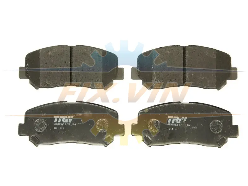 Гальмівні колодки дискові MAZDA CX-5 "F "11>> TRW GDB3562 (фото 1)