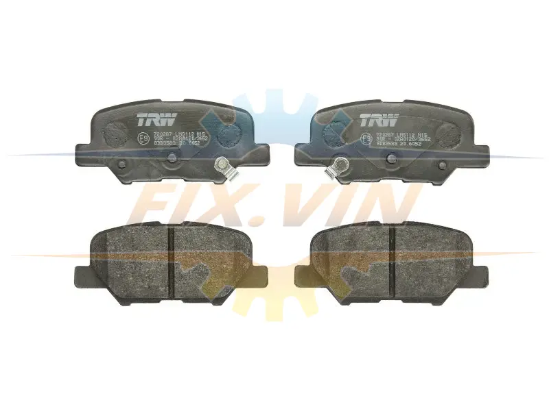Гальмівні колодки дискові CITROEN/MAZDA/MITSUBISHI C4/6/Outlander "R "10>> TRW GDB3583 (фото 1)