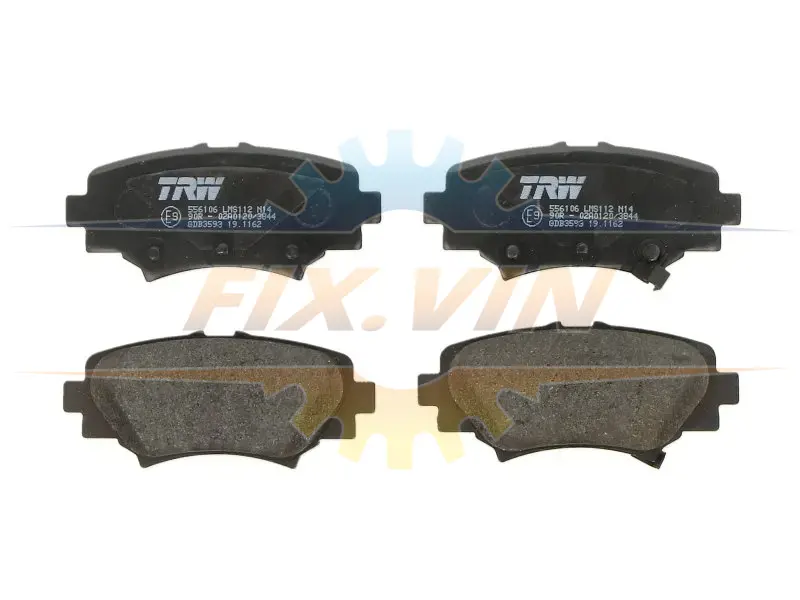 Гальмівні колодки дискові MAZDA 3 "R "13>> TRW GDB3593 (фото 1)