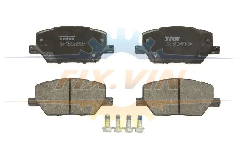 Гальмівні колодки дискові FIAT/JEEP 500X/Renegade "F \'\'14>> TRW GDB3629 (фото 1)