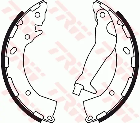 Гальмівна колодка HYUNDAI ACCENT IV, I10 I, I10 III, I20 ACTIVE, I20 I, I20 II, SOLARIS KIA RIO III 1.0-1.6D 12.07- TRW GS8785 (фото 1)