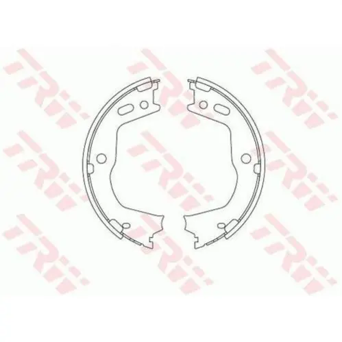 Колодки тормозные стояночного тормоза Hyundai Santa Fe (12-) TRW GS8803 (фото 1)
