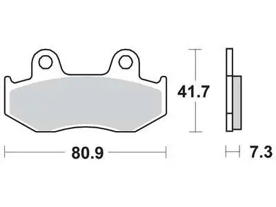 Гальмівна колодка (диск) TRW MCB534