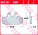 Гальмівні колодки TRW MCB557SRM (фото 3)