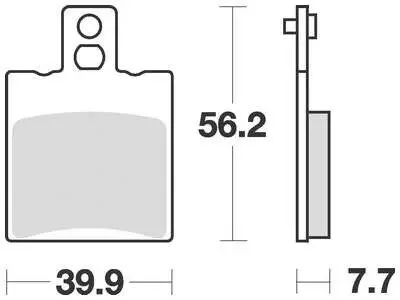 Тормозные колодки TRW MCB708