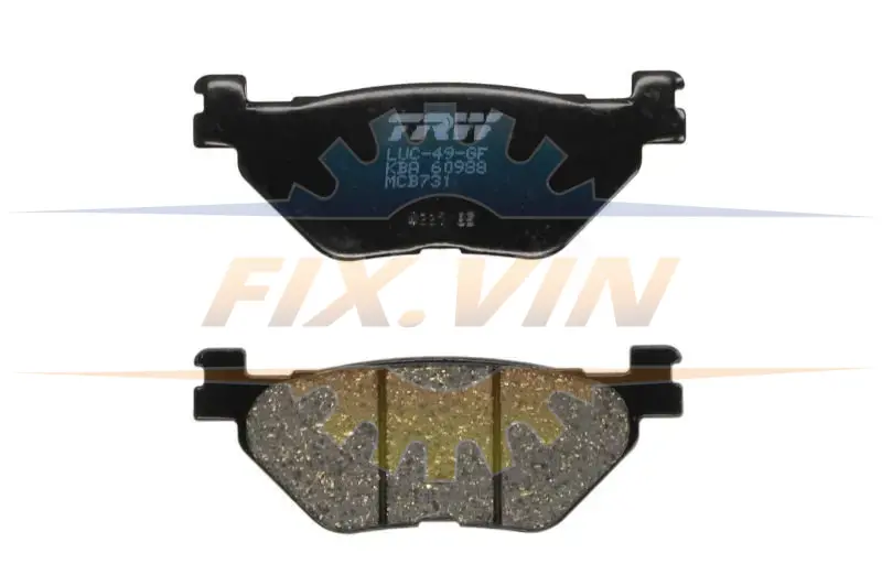 Гальмівні колодки TRW MCB731 (фото 1)