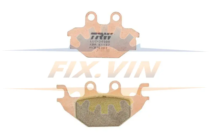 Гальмівні колодки TRW MCB760SI (фото 1)