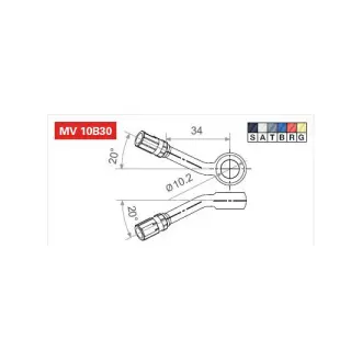 Гальмівний шланг TRW MV10B30T