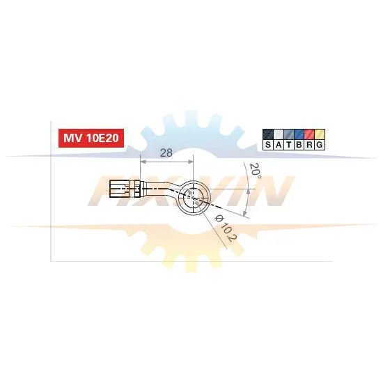Запчастини до мотоциклів TRW MV10E20T (фото 1)