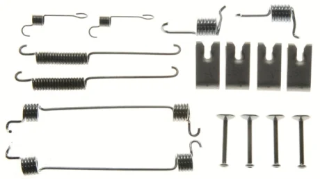 Ремкомплект барабанного тормоза FORD Escort Mk5 89-96, 6500944 TRW SFK289