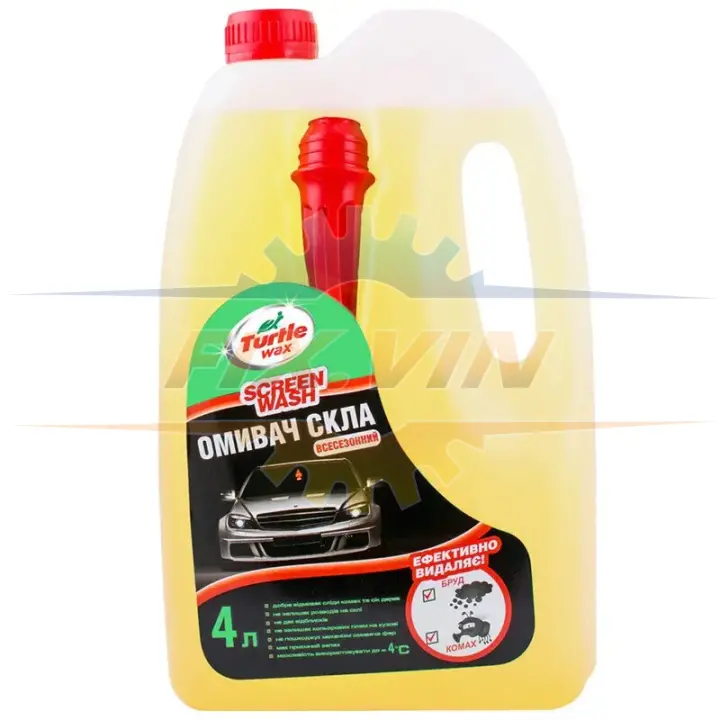 Всесезонний омивач автомобільного скла "Turtle Wax" -4ºC 4л TURTLE WAX S4045 (фото 1)
