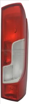 Ліхтар задній Прав (колір повороту білий, колір скла червон) CITROEN JUMPER II FIAT DUCATO PEUGEOT BOXER 06.14-12.17 TYC 11-12659-01-2 (фото 1)