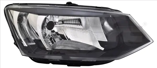 Фара лів (H4/P21W, електричн, з мотором) SKODA FABIA III 12.14-06.21 TYC 2015028052 (фото 1)