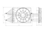 Корпус вентилятора радіатора SEAT IBIZA IV, IBIZA IV SC, IBIZA IV ST SKODA FABIA II, ROOMSTER VW POLO V 1.2-1.6LPG 09.06-05.15 TYC 83700331 (фото 1)