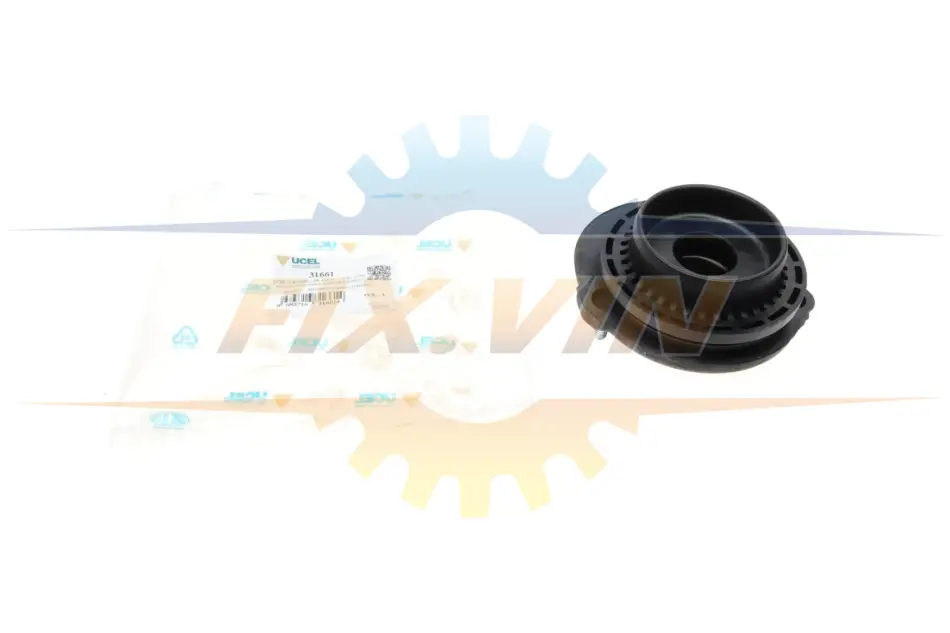 Подушка амортизатора (переднього) Fiat Doblo 1.3D-2.0D 10- (L) UCEL 31661 (фото 1)