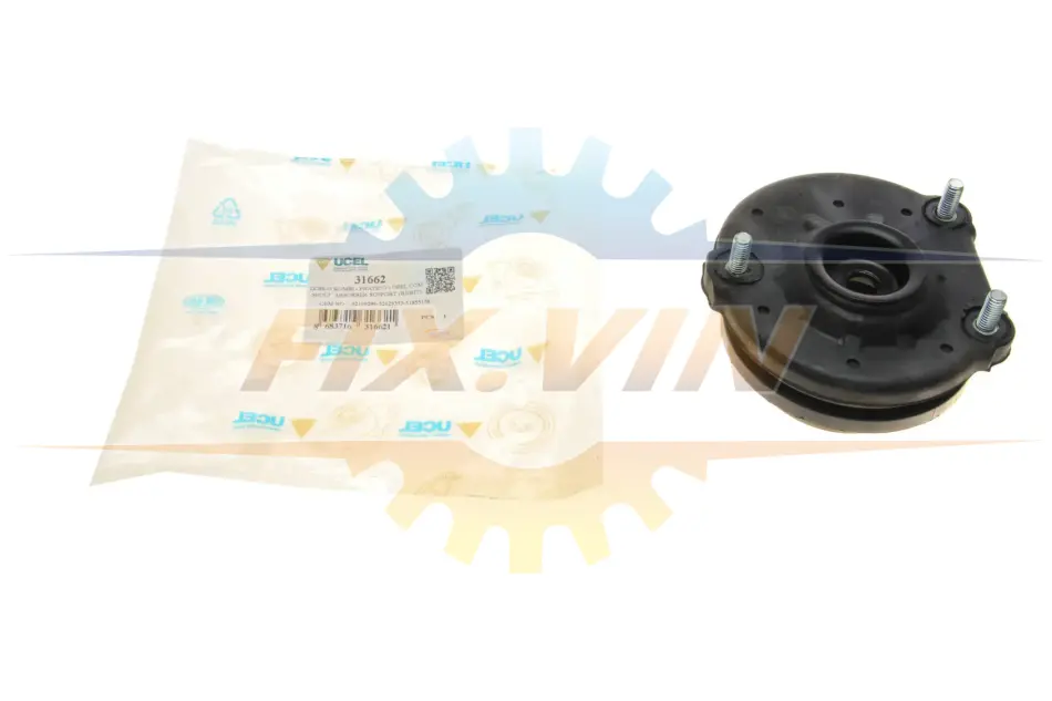 Подушка амортизатора (переднього) Fiat Doblo 1.3D-2.0D10- (R) UCEL 31662 (фото 1)