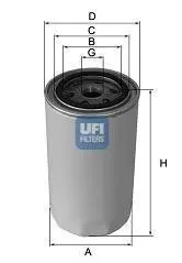 Фільтр масляний UFI 23.186.01