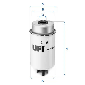 Фільтр паливний UFI 24.456.00
