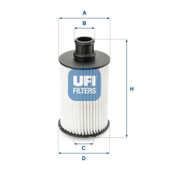 Фільтр масляний UFI 25.073.02