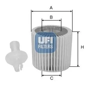 Фільтр масляний UFI 25.196.00