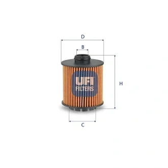 Фільтр масляний UFI 25.288.00