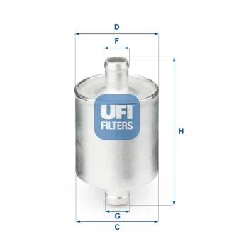 Фільтр паливний UFI 31.836.00