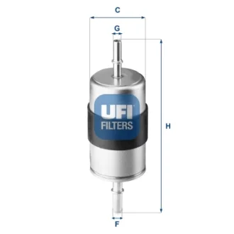 Фільтр паливний VOLVO various 16- (OE) (вир-во) UFI 31.944.00