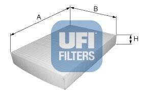 Фiльтр салону UFI 53.002.00