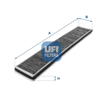 Фільтр салону вугільний UFI 54.121.00
