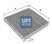 Фільтр салону вугільний UFI 54.198.00