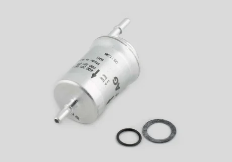 Фильтр топливный 61х151 AUDI A2, А3, SEAT Altea, Ibiza IV, Leon II, SKODA Fabia I, Octavia II, VW Caddy III, Polo IV, Touran, Golf V, 1.0-2.0, 99-13, VAG 6Q0201511