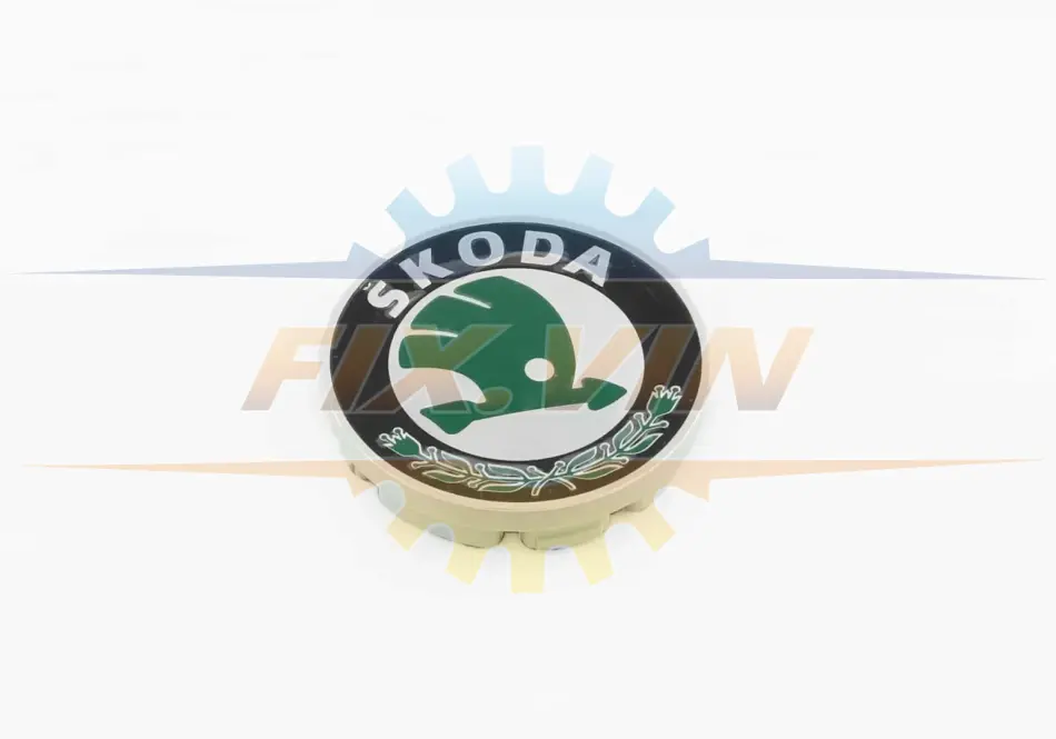 Заглушка колісного диска (чорн.хром) VAG 6U0601151LMHB (фото 1)